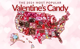 Candystore.com releases map highlighting favorite Valentine's Day candy by state