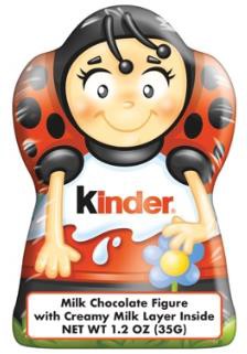 A close-up of a kinder candy  Description automatically generated