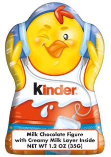 A small package of kinder chocolate  Description automatically generated