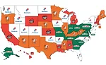 Most popular pizza by state