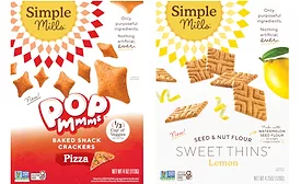 Simple Mills to debut Lemon Sweet Thins, Pizza Pop Mmms at Expo West