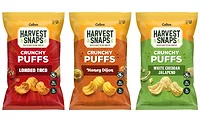 Harvest Snaps rebrand Selects to Crunchy Puffs Harvest Snaps rebrand Selects to Crunchy Puffs