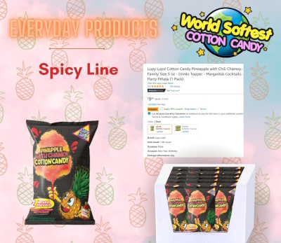 Lupy Lups! KIDSKAN chamoy cotton candy