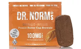 Dr Norms Peanut Butter Cup Brownie