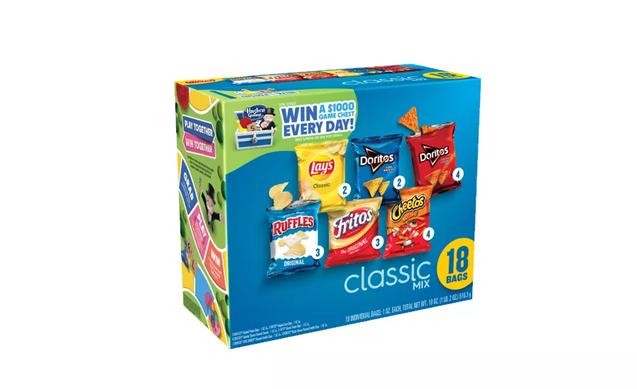 Frito Lay and Hasbro collaboration variety pack