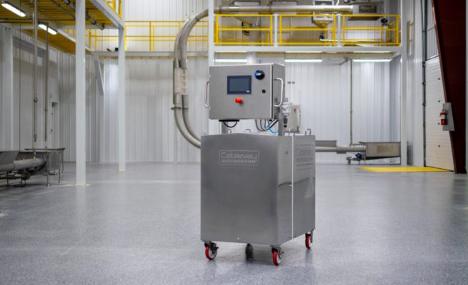 Cablevey Conveyors launches mobile system for automated food conveyor cleaning