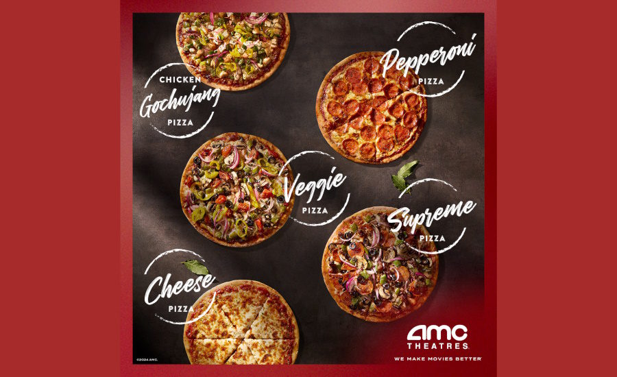 AMC Theaters adds 5 artisan pizzas to menu