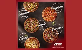 AMC Theaters adds 5 artisan pizzas to menu