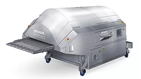Nothum's SuperFlex chicken breading machine