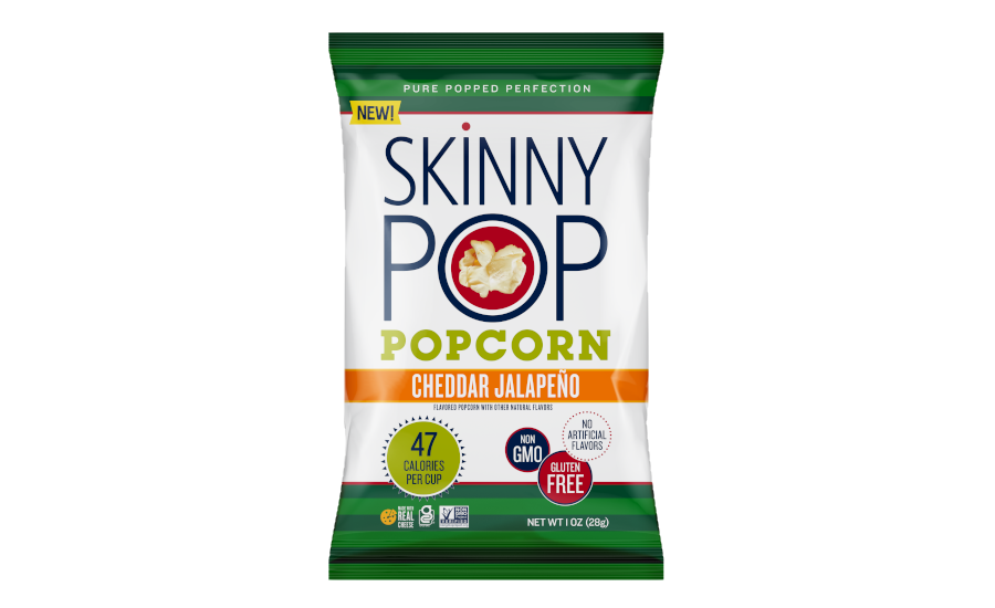 SkinnyPop adds Cheddar Jalapeño flavor to permanent lineup