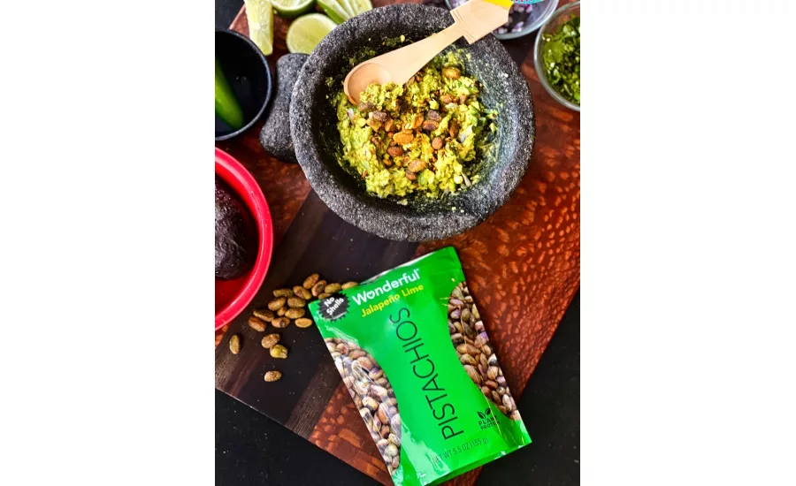 Wonderful Pistachios' Jalapeno Lime Guacamole for Cinco de Mayo