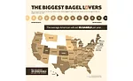 most popular bagels in the US