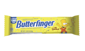 Butterfinger celebrates 100th birthday with Simpson's packaging