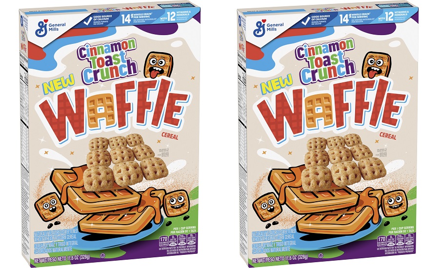 Cinnamon Toast Crunch waffled cereal