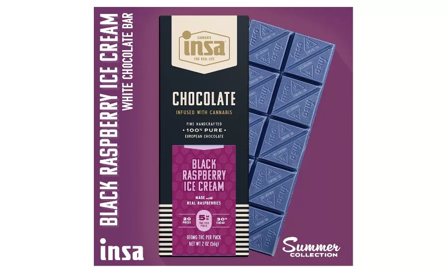 Insa black raspberry bar