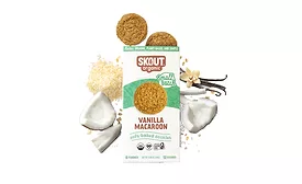Skout Organic unveils Vanilla Macaroon cookies