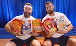 Jason and Travis Kelce, General Mills new cereal