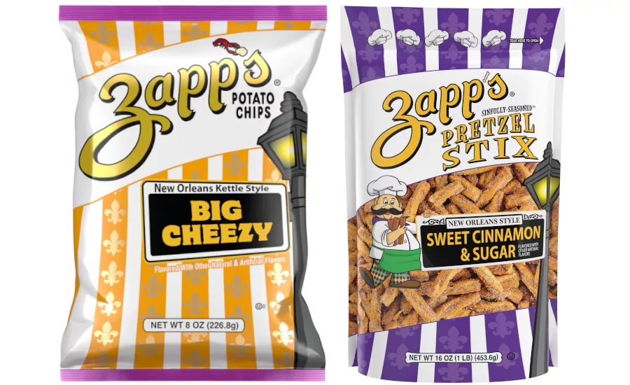 Zapp's releases cheesy kettle chips, cinnamon pretzels | Snack
