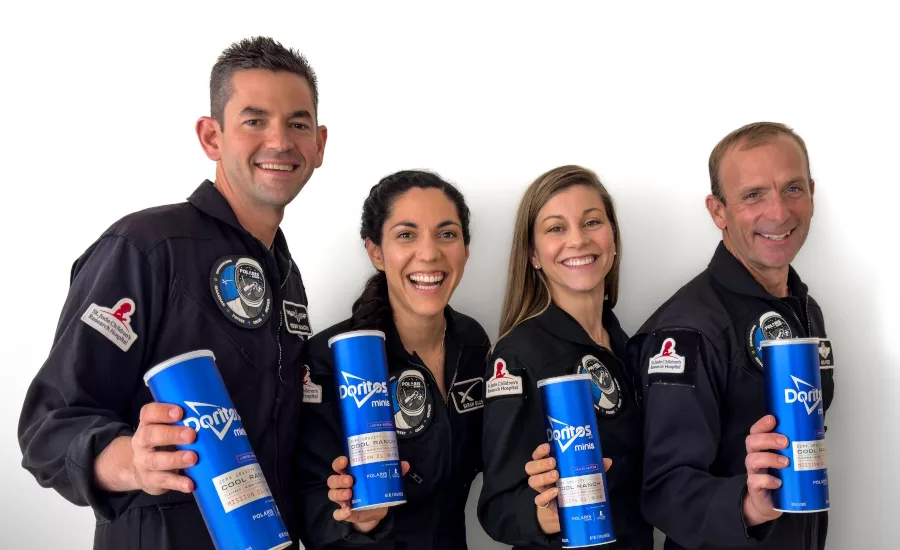 Doritos sends mini tortilla chips to space