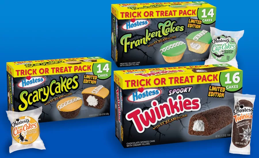 Hostess reveals LTO autumn and Halloween snacks