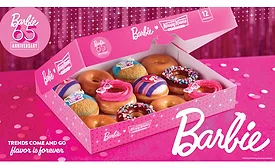 Krispy Kreme celebrates 65th anniversary of Barbie with new doughnuts