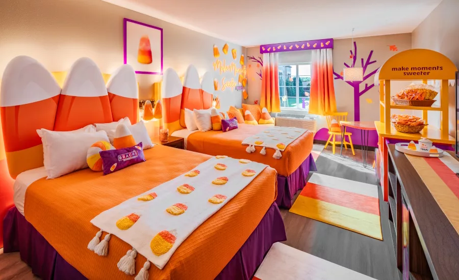 Brach's debuts 'Candy Corn Suite' at Great Wolf Lodge | Snack Food