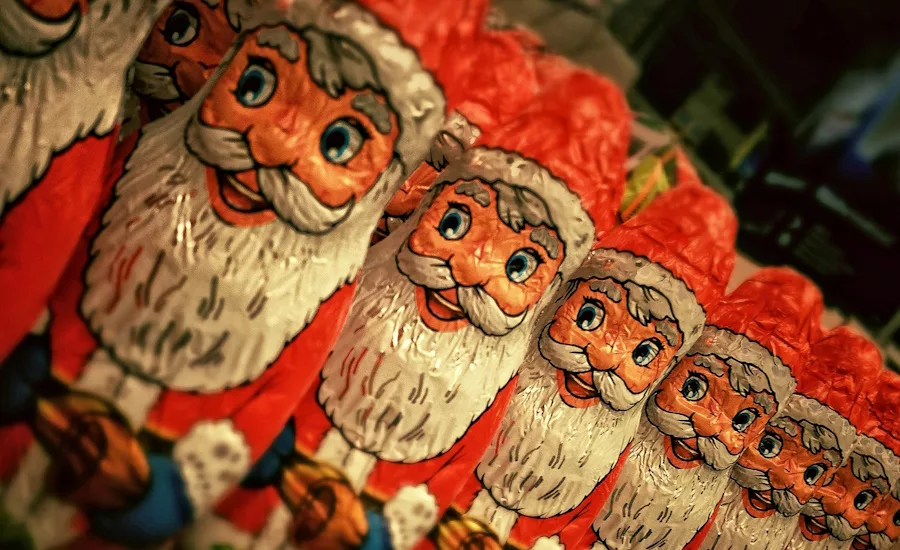 chocolate Santa