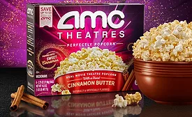AMC Theaters launches Cinnamon Butter Microwave Popcorn