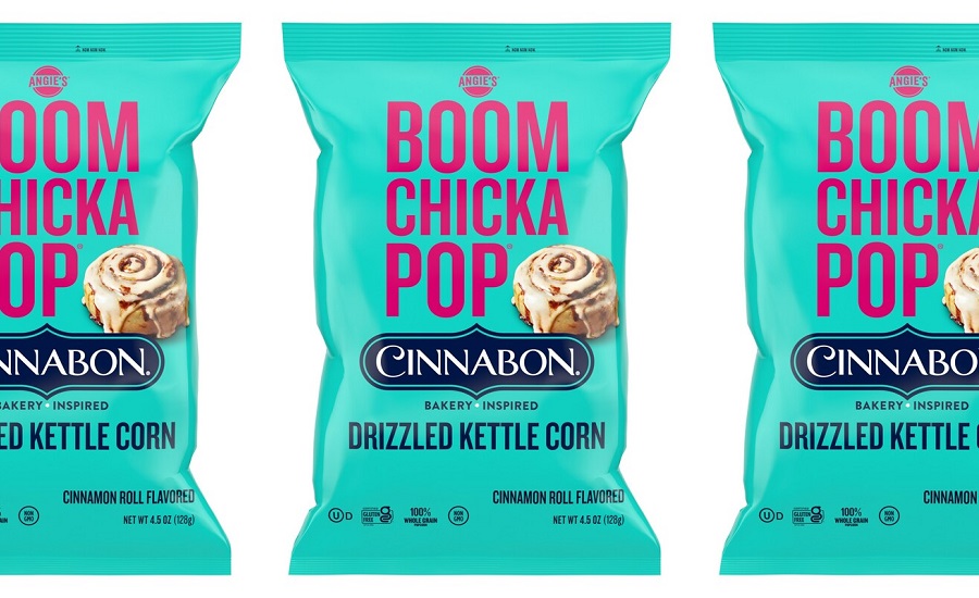 Angie’s Boomchickapop debuts Cinnabon Drizzled Kettle Corn
