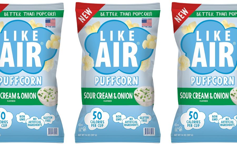 Like Air unveils Sour Cream & Onion Puffcorn