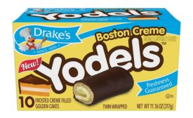 McKee Foods brand Drake's introduces Boston Creme Yodels snack cakes