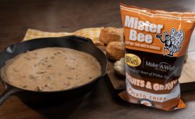 Mister Bee Potato Chips launches Biscuit and Gravy flavor