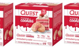 Quest introduces Strawberry Cake Frosted Cookies