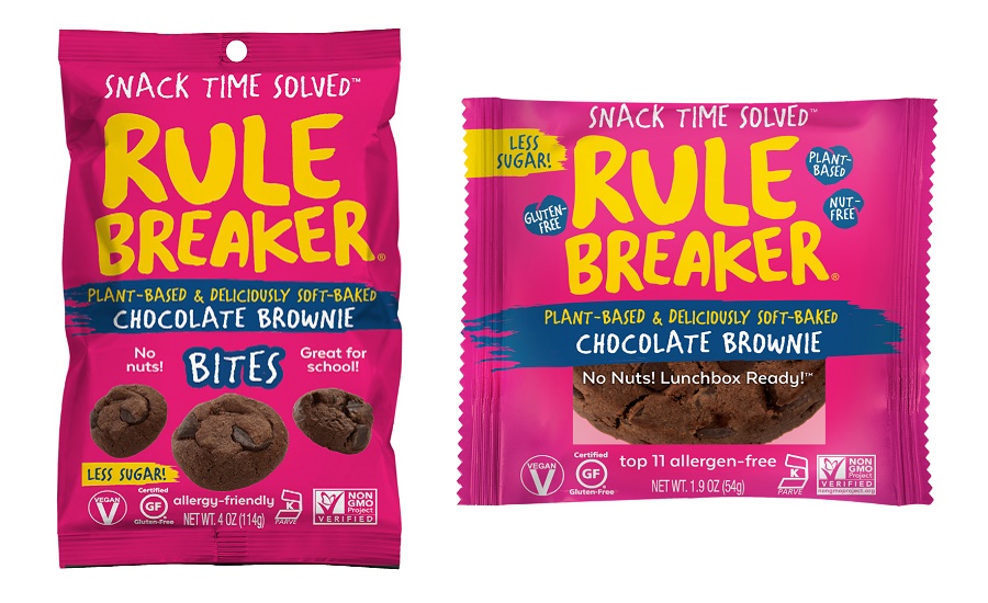 Rule Breaker Snacks launches line of BFY brownies