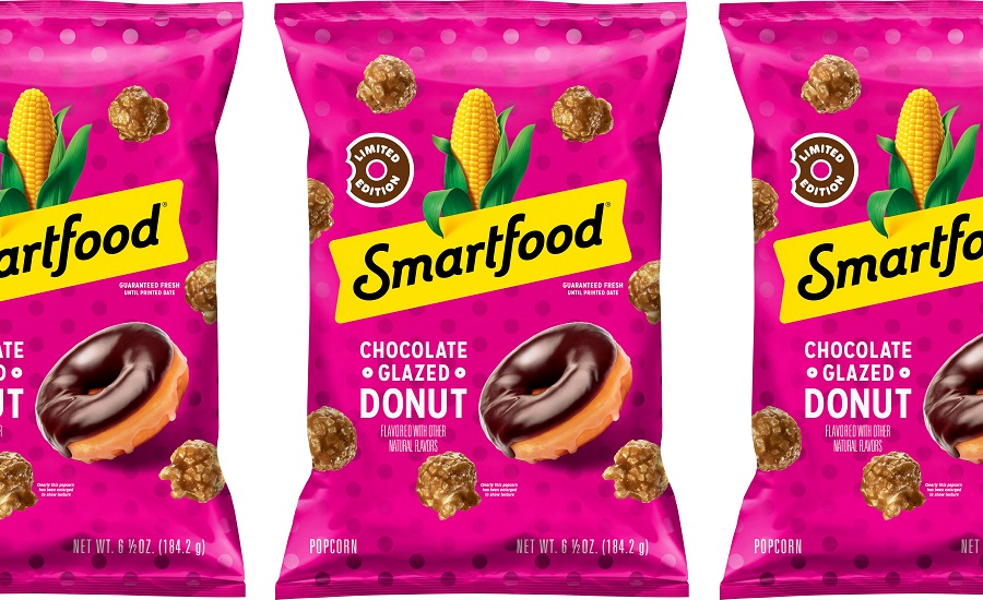 Smartfood rolls out limited-time Chocolate Glazed Donut popcorn
