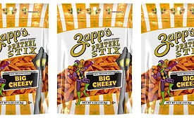 Utz unveils Zapp’s Big Cheezy pretzel sticks