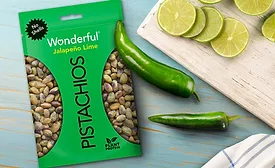 Wonderful Pistachios adds Jalapeño Lime to its No Shells lineup