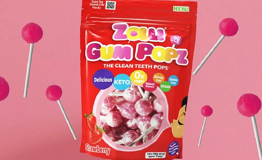 Zolli Candy debuts market-first zero-sugar gum pop