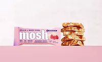 Mosh launches Raspberry White Chocolate Crunch Bar Mosh launches Raspberry White Chocolate Crunch Bar