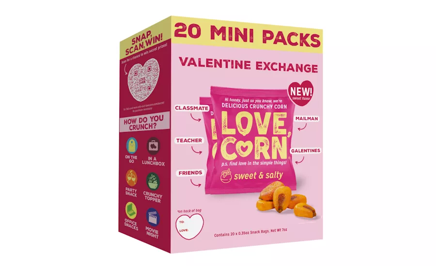 Love Corn launches Sweet & Salty flavor