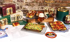 Emmy Squared Pizza, Bero launch pizza, non-alcoholic beer kits