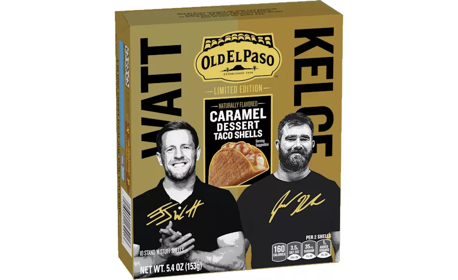Old El Paso, football stars team up on dessert taco shells