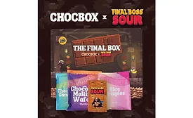 Final Boss Sour, Chocbox LA partner on chocolate bar kit