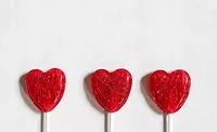 Valentine's Day generic red lollipop