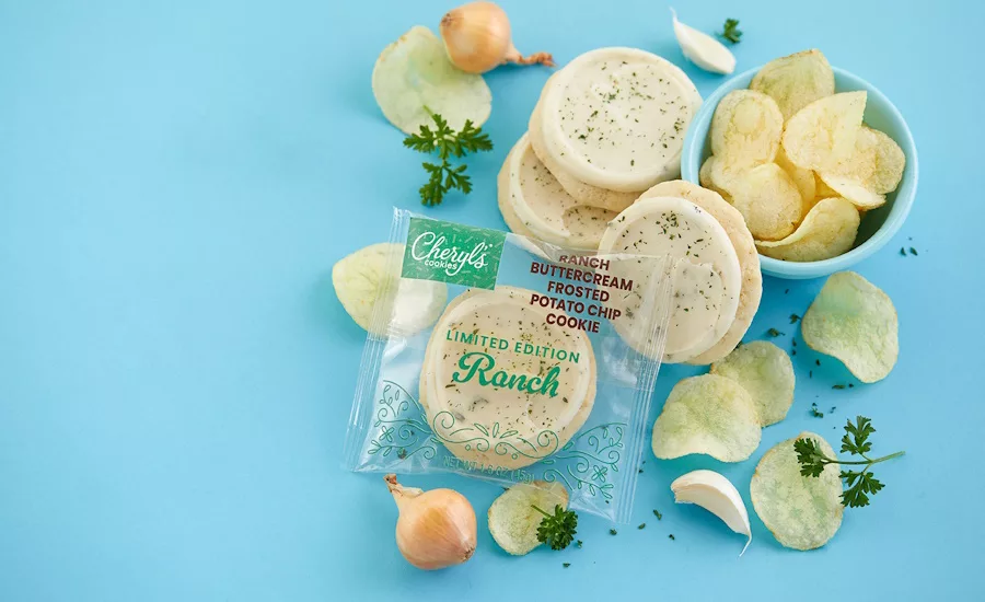 Cheryl's Cookies introduces ranch-flavored cookie