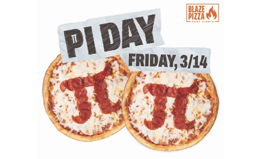 Blaze Pizza Pi Day