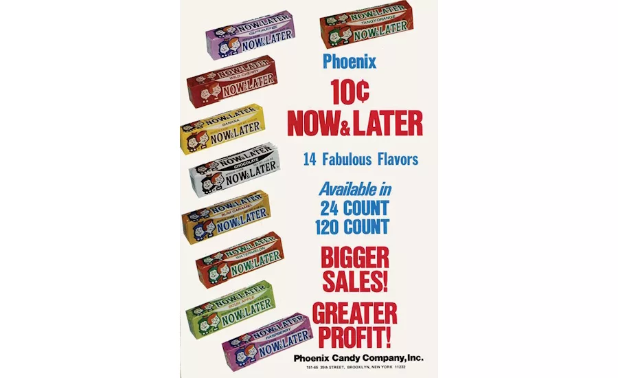 1975 Ferrara ad, Now and Later