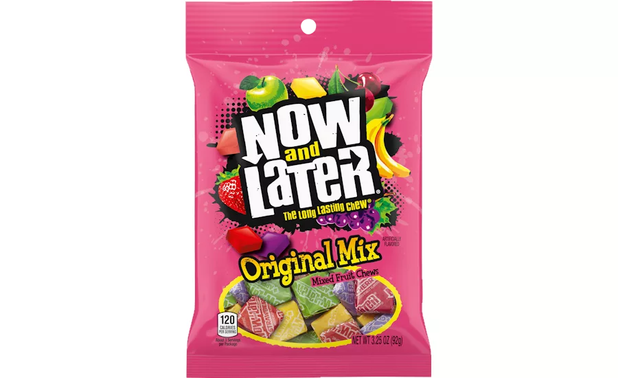Now and Later packaging