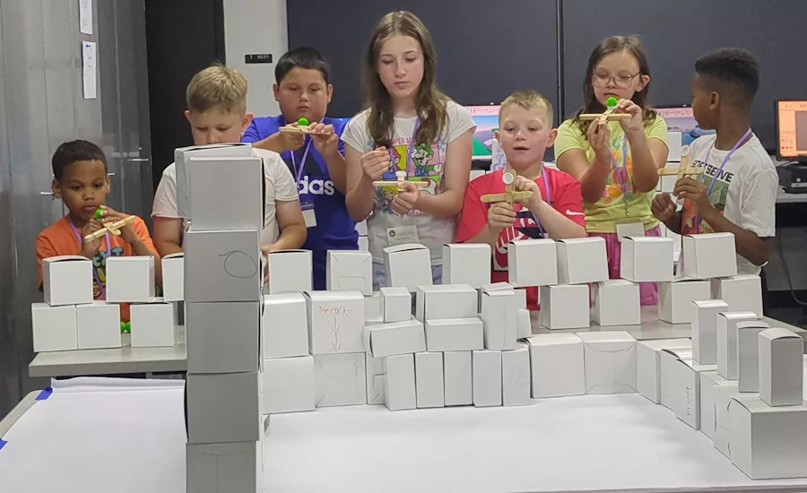one of the SparkForce camps the PMMI Foundation will continue to sponsor thanks to support from benefactors like Schneider Electric.