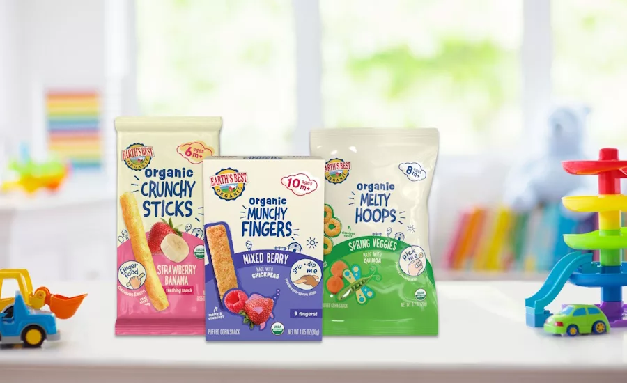 Earth's Best launches line of organic play and learn finger foods
